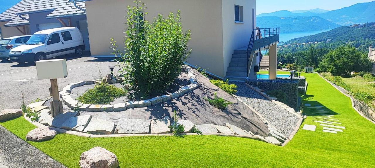 Prunières Chambre 2 Vue Lac Av Piscine מראה חיצוני תמונה